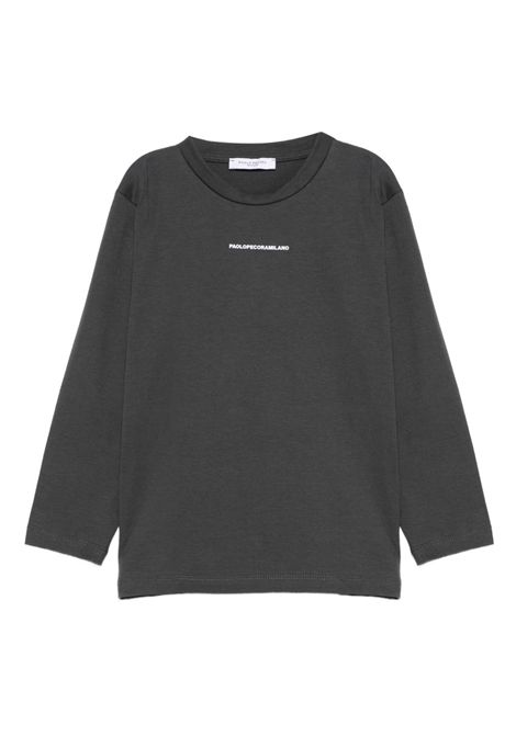 T-shirt a maniche lunghe PAOLO PECORA KIDS | PP4157ASFALTO
